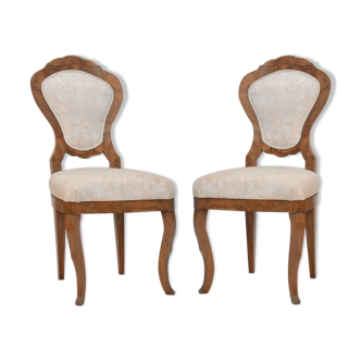 Pair of Biedermeier style chairs