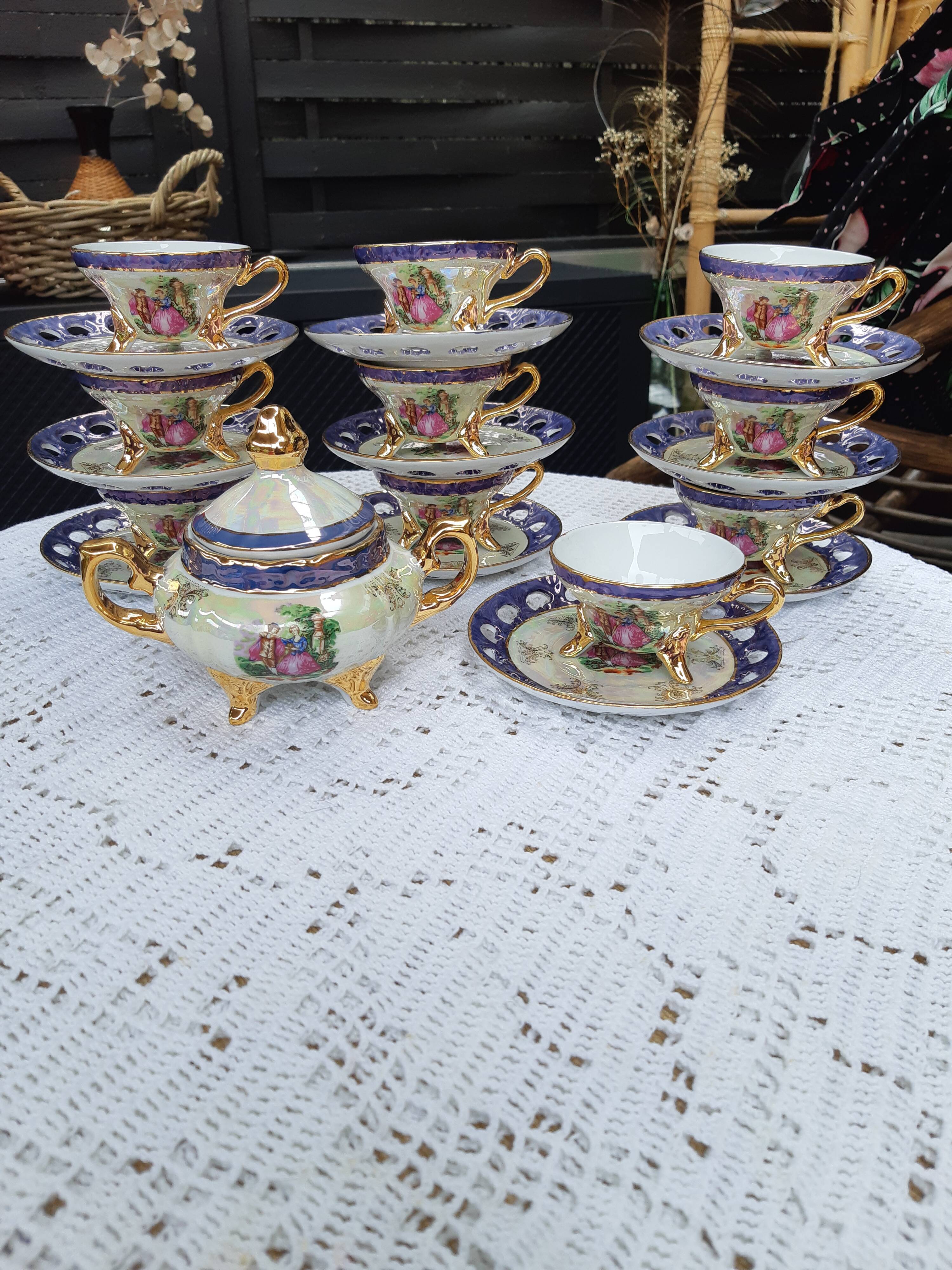 Vintage porcelain coffee service
