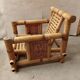 Cube bamboo armchair