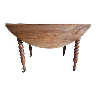 Table merisier style Louis Philippe