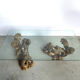 Vintage gilt wood mermaid coffee table, 1960s - Italy