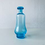 Blue glass decanter