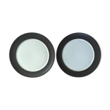 Two mid-century Norwegian plates