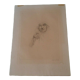Engraving signed Henri Le Riche portrait of an old woman