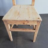 vintage wooden chair, 50s