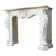Louis XV style fireplace in Carrara marble, circa 1980.