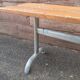Vintage adult industrial bench