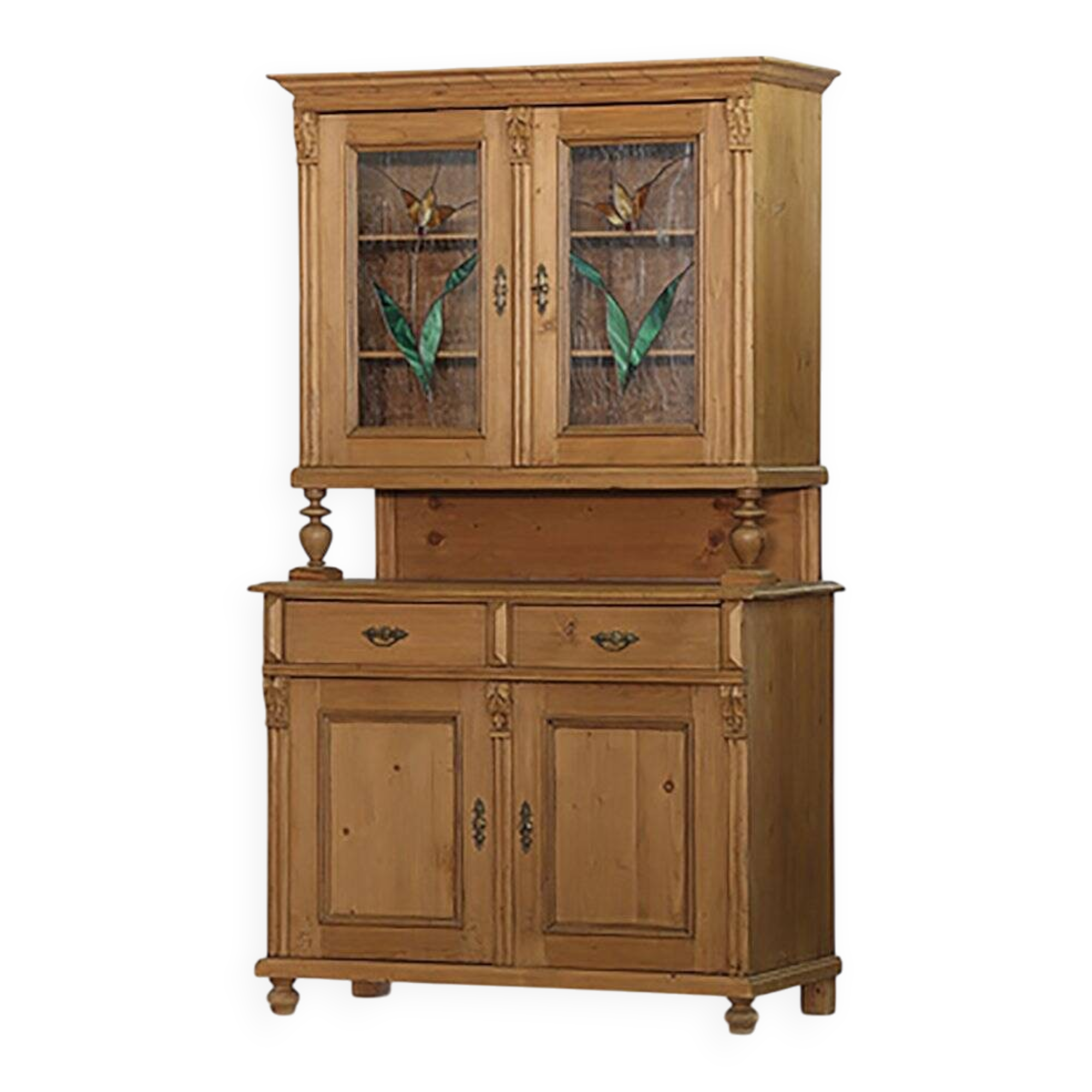 Pine kitchen cupboard, 1920s