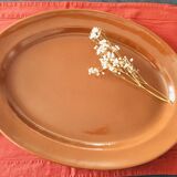 Plat ovale en terre cuite