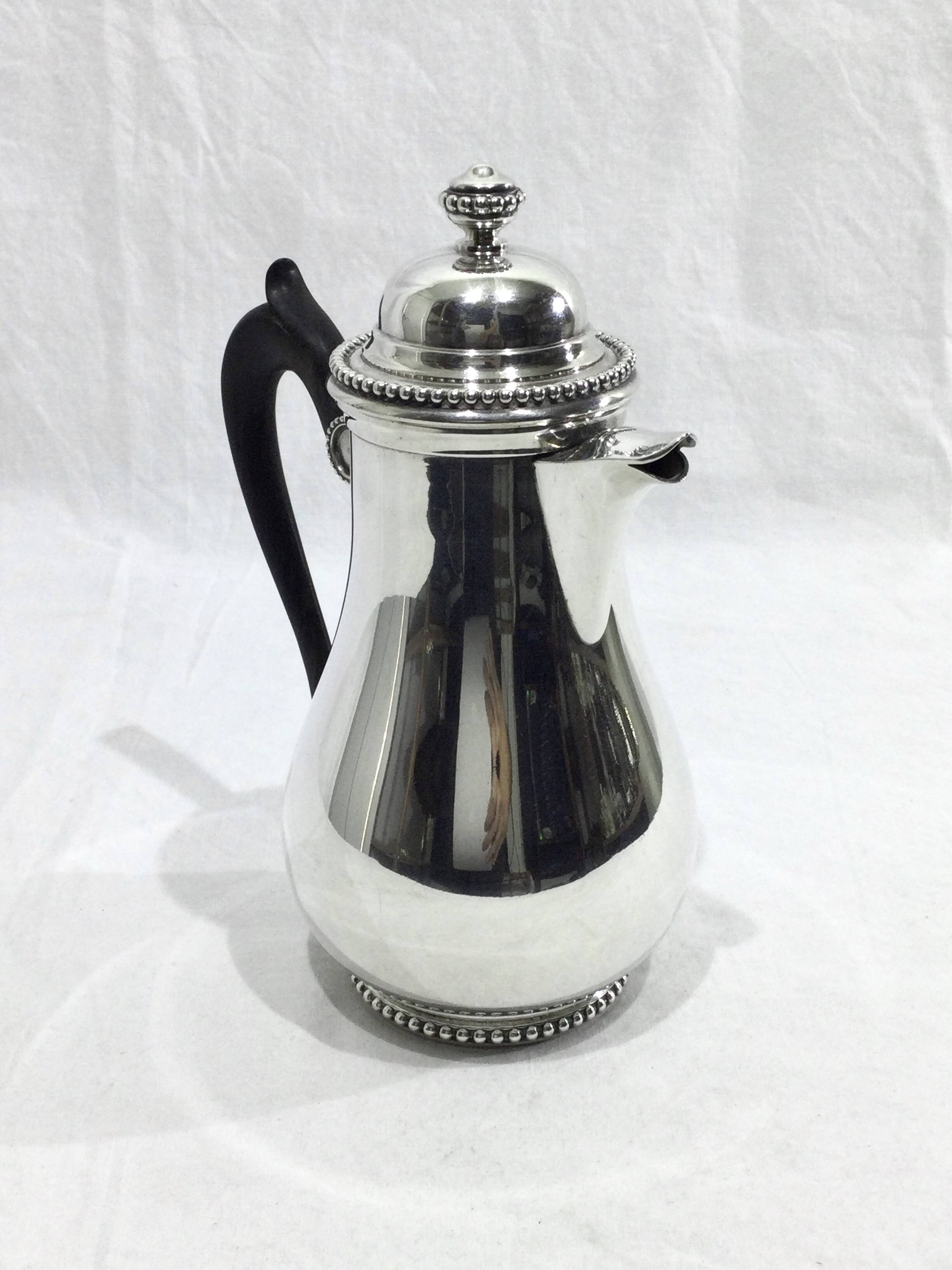 Tea Coffee Service in silver metal