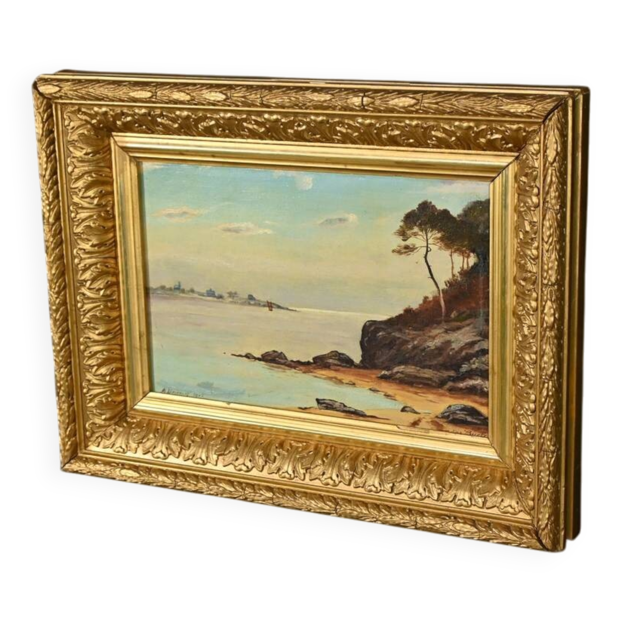 Oil painting, signed A.Derémy – 1902