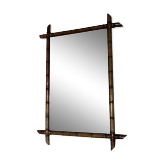 Large bamboo mirror