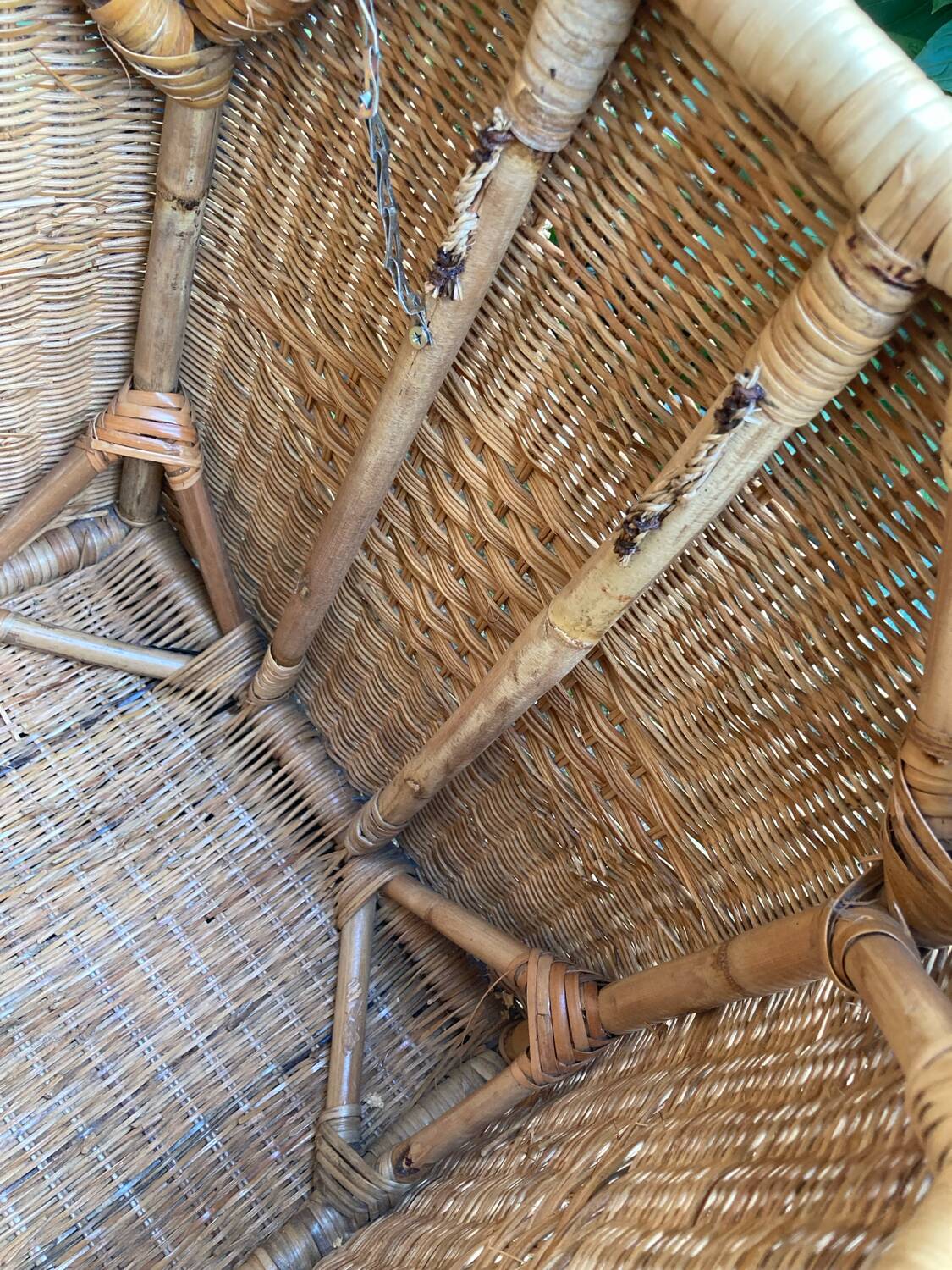 Vintage wicker chest