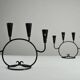 Pair of Candelabras by Nils “Kricke” Wahlström for Ystad-Metall, Sweden, 1950s