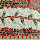 Wooden top and vintage mosaic