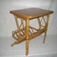 Rattan side table from the 1950s