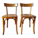 Paire de chaises vintage de bistrot Luterma