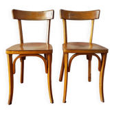 Paire de chaises vintage de bistrot Luterma