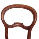 Louis Philippe chair in mahogany with upholstered embroidered seat