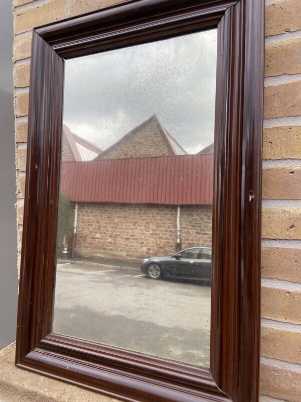 Miroir glace vintage style Louis Philippe 63x41cm