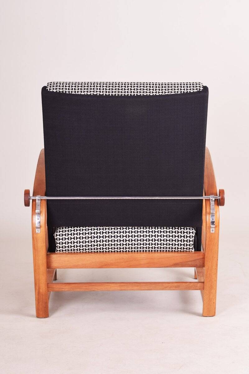 Art Deco Armchairs in Walnut attributed to Thonet, Germany, 1930s, Set of 2