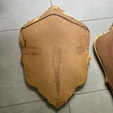 Golden shell mirror