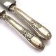 Empire Silver Carving Knife and Fork Set Brush&Cie
