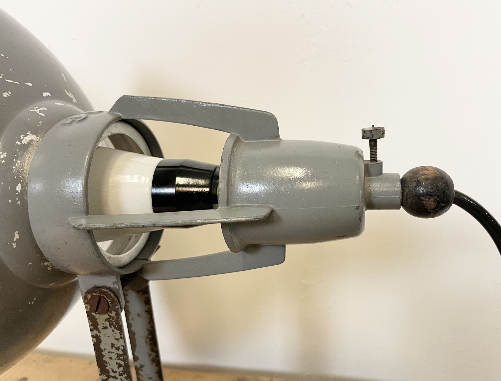 Lampe de table industrielle de bag turgi, années 1950