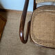 Fauteuil bois courbé et cannage