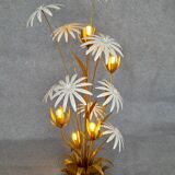 Vintage floral floor lamp hans kogl