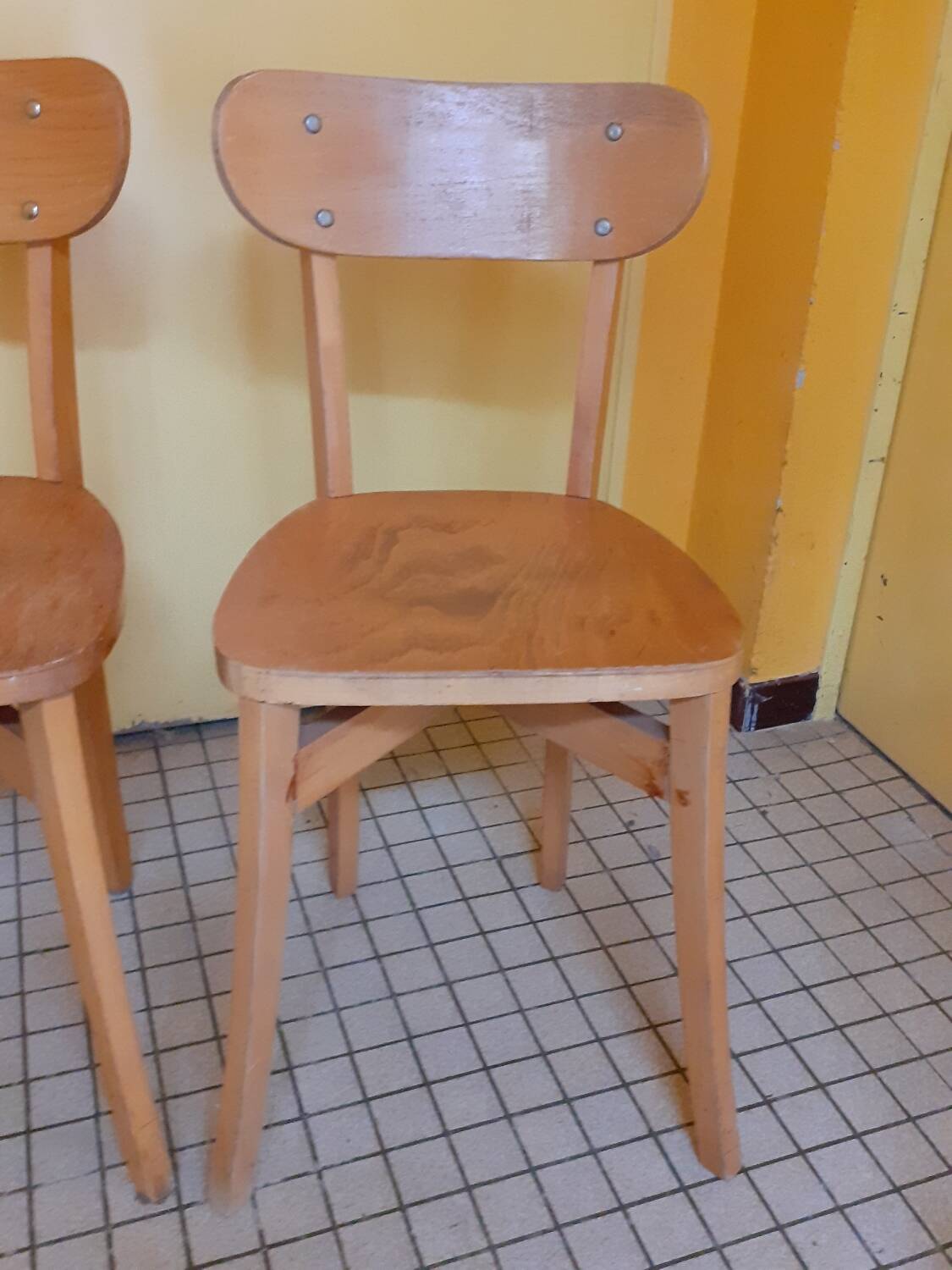 Paire de chaises bistrot