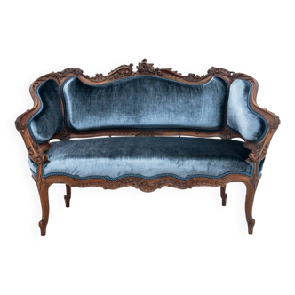 Antique sofa, France, late 19th century.