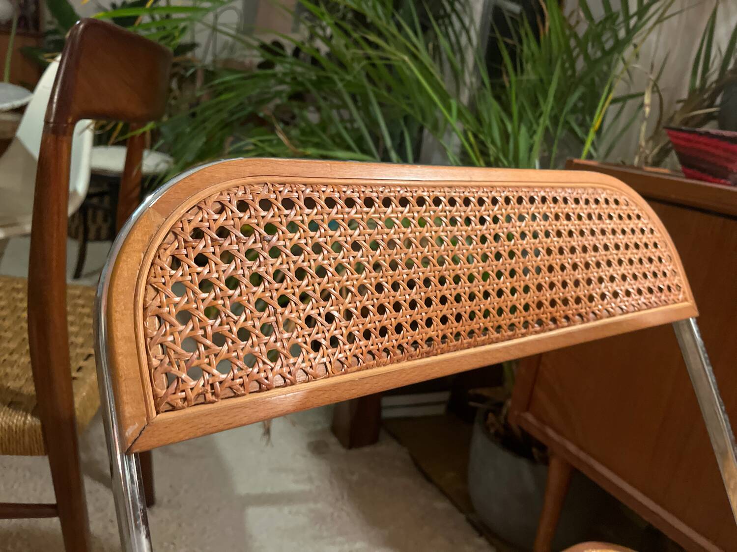 Plia cane chair by Giancarlo Piretti for Castelli