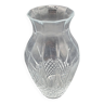 Diamond Point Glass Vase
