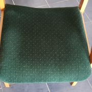 Vintage velvet armchair
