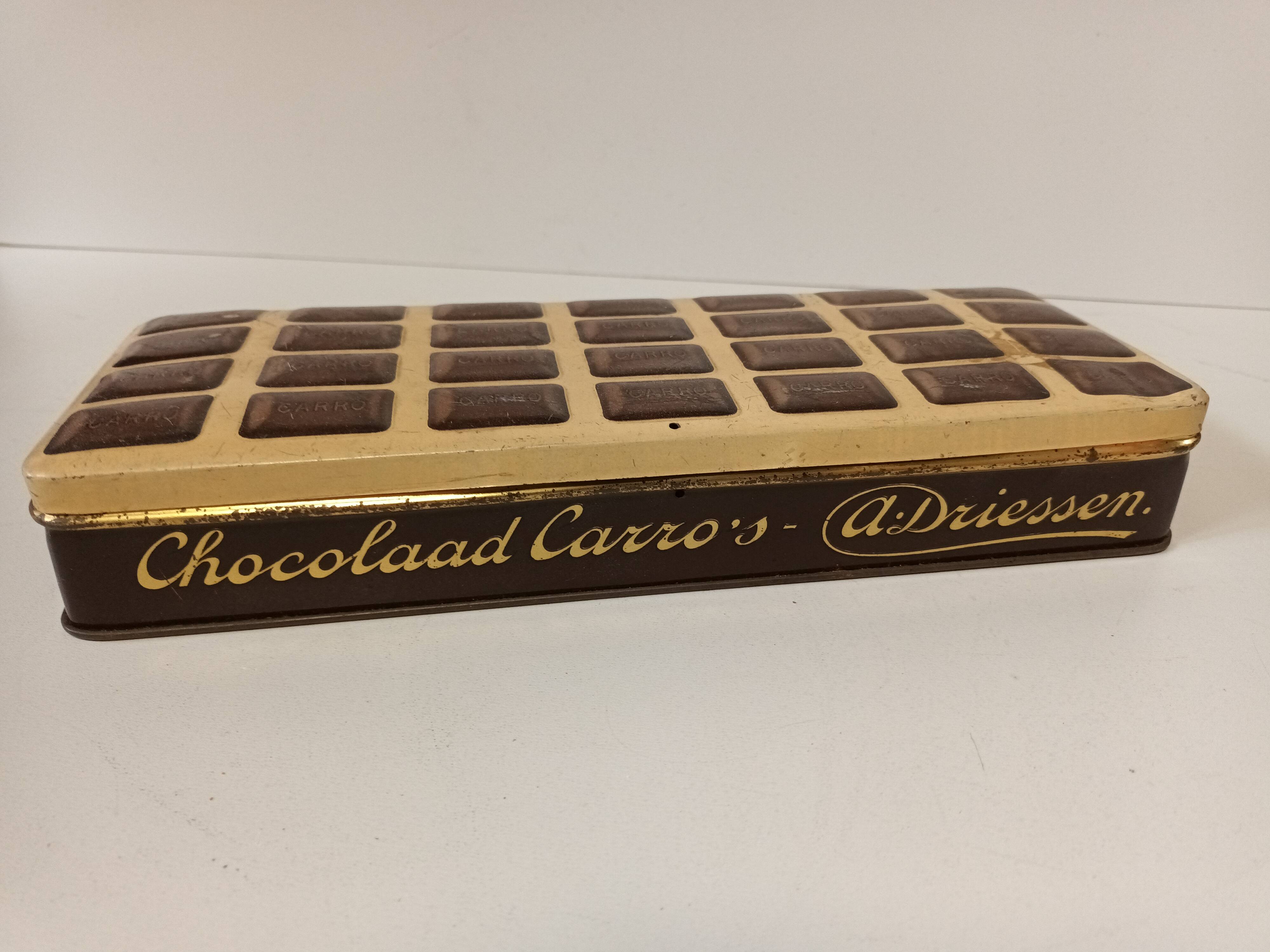Boîte en métal chocolat