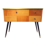 Vintage console table on legs