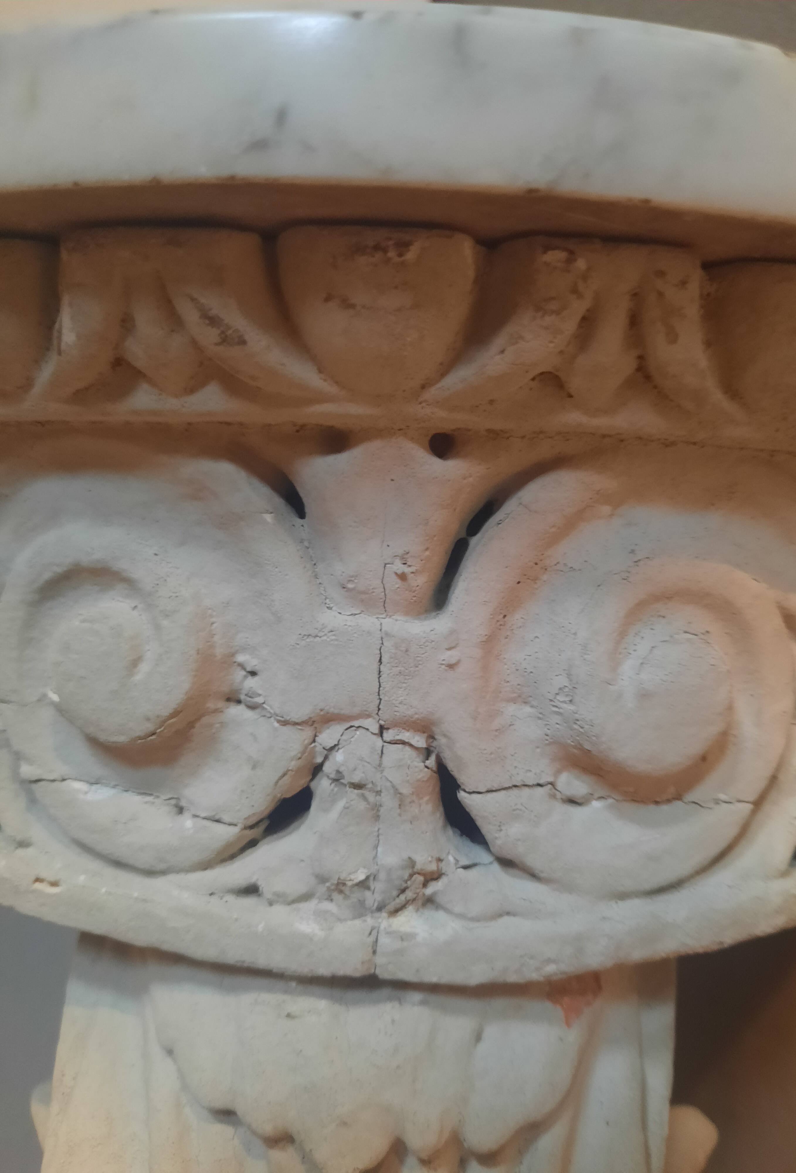 Pair of corner consoles in Louis XV style