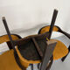4 chairs model Expo 68 designed by Robert Haussmann, 1960s vintage.