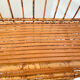 70's foldable bamboo shelf