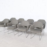 8 armchairs knoll international 60's Eero Saarinen
