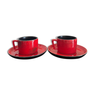 Duo of coffee cups