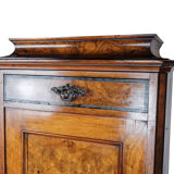 Cabinet of walnut, 1850s