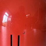 Lampe rouge Mario arnajoldi ed programmaluce design 1980
