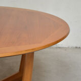 Table basse scandinave ronde, 1960