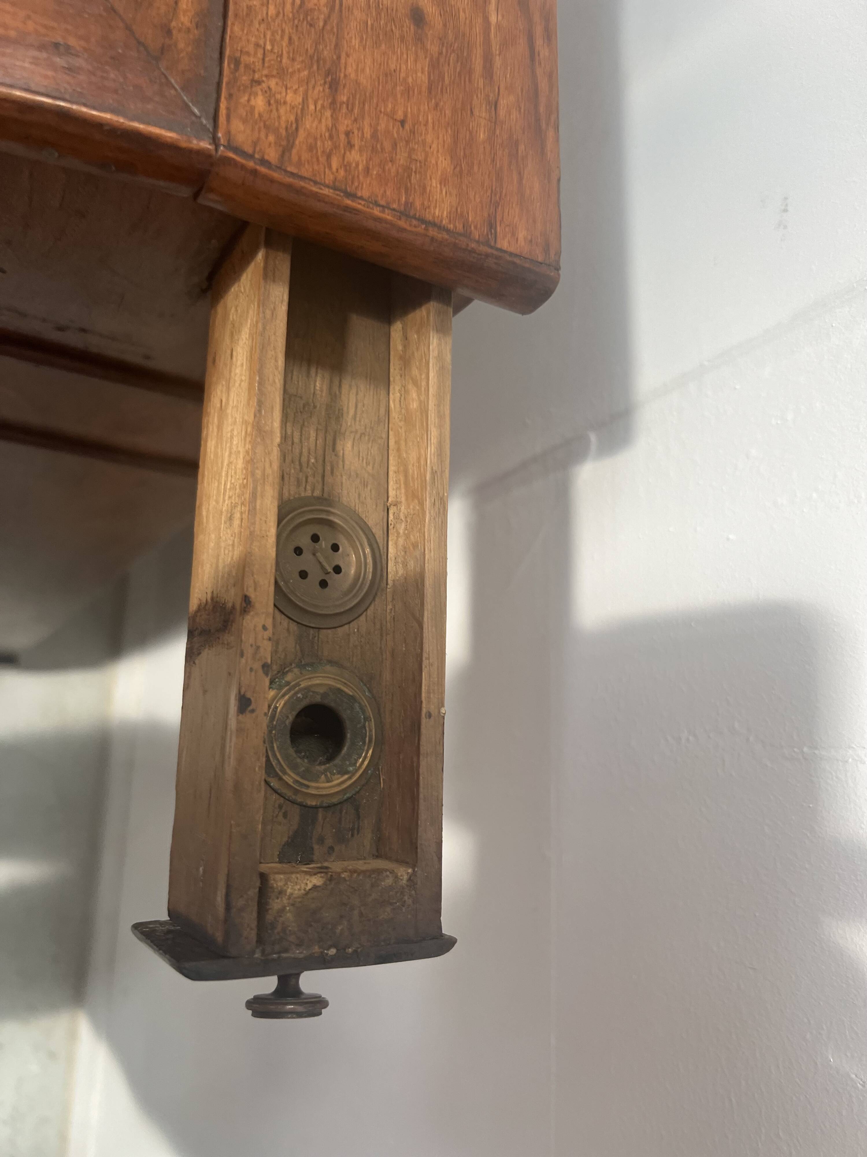 Old 19th century notary's clerk's desk