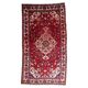 Antique handmade wool Malayer rug 4.9' x 8.6' circa 1920s - 1C1285