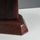 Large mid-century solid rosewood table lamp