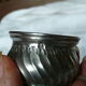 Pair of silver pepper shaker punch minerve