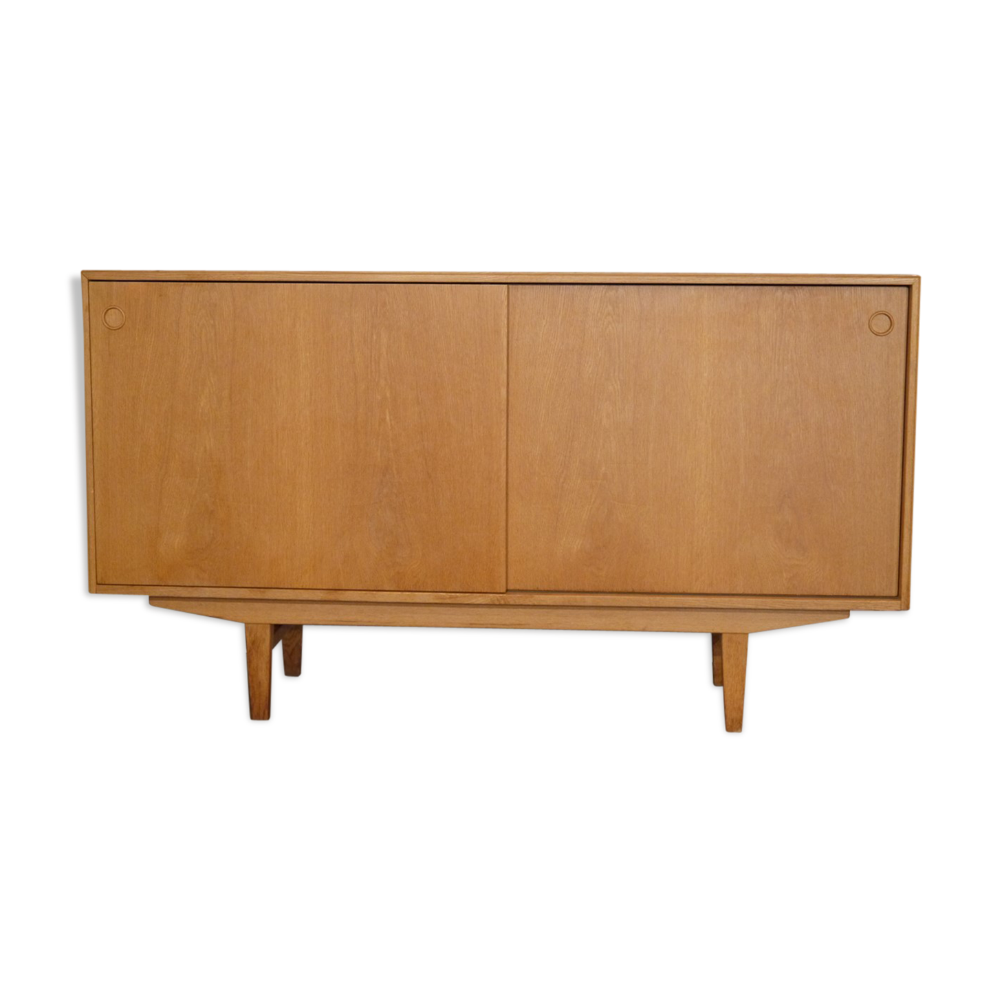 Minimalist Scandinavian sideboard in oak 1960